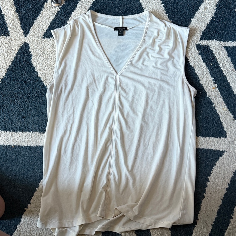 Ann Taylor Elegant Cream Top